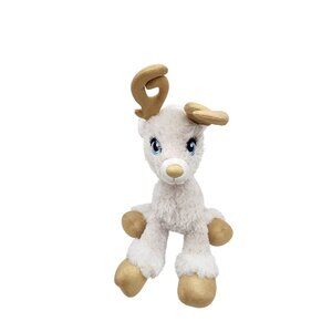 Build a Bear Glisten 18" Plush White Gold Reindeer